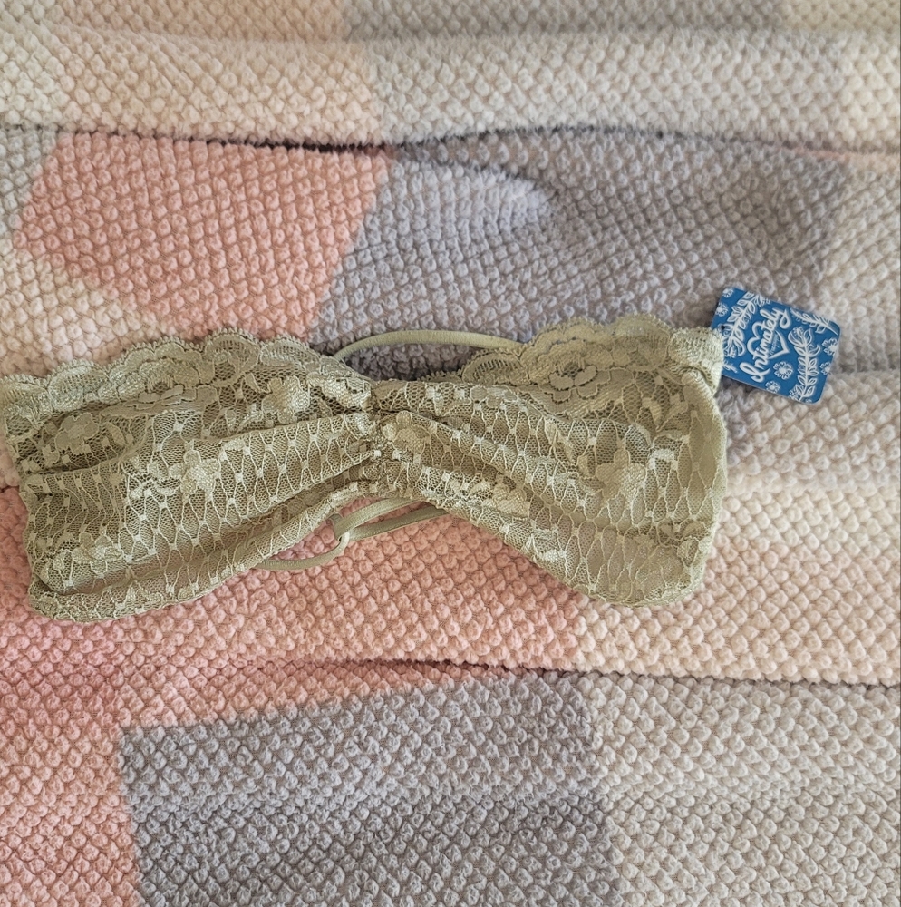 Free People Lace Bandeau Bra